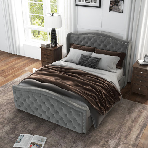 Queen Size Upholstered Storage Beds You'll Love Wayfair